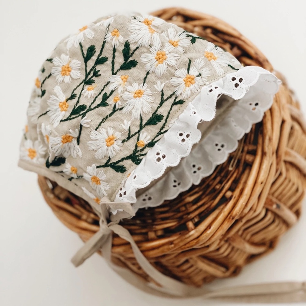 Joyfully stitched-Olesya Baby Girl Bonnet
